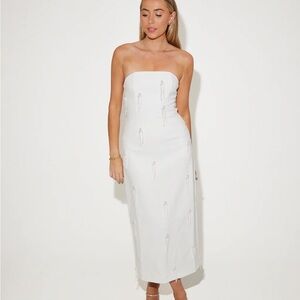 Odd Muse Embellished Midi Dress
